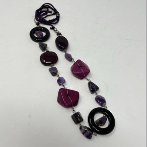 Pink and Purple Necklace